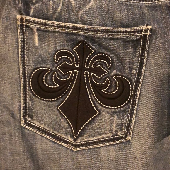 2 pairs of straight leg jeans - Picture 3 of 8